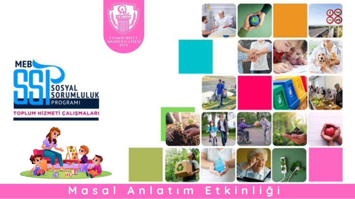 MASAL ANLATIM ETKİNLİĞİ SOSYAL SORUMLULUK PROJESİ 